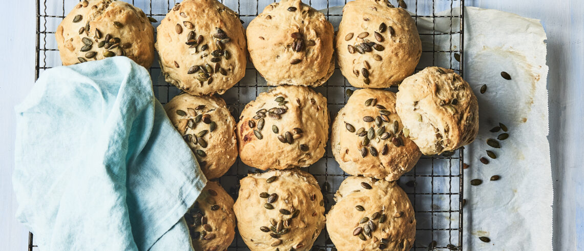 Græskarkernestykker