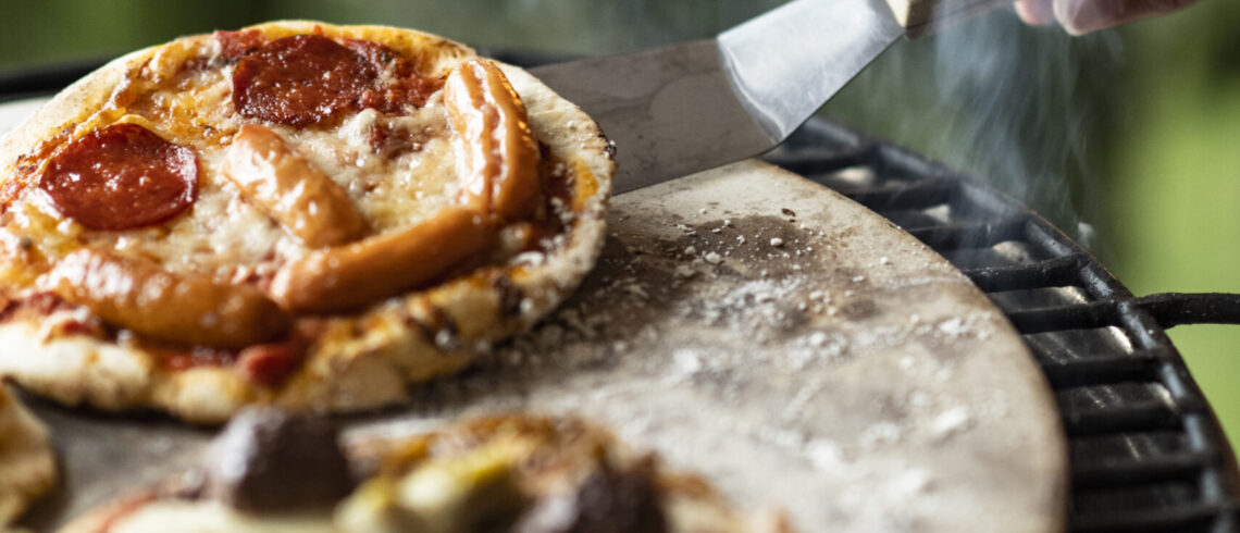 Pizza på grill