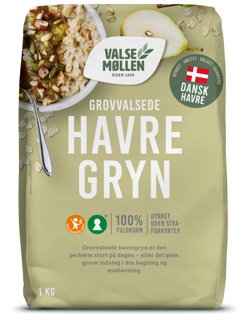 Havregryn, grovvalsede