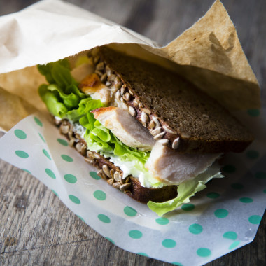 rugbrødssandwich