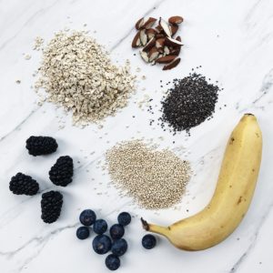 Quinoagrød med chiafrø