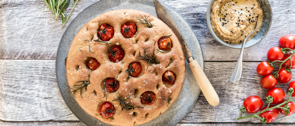 focaccia brød