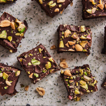 brownie med nødder
