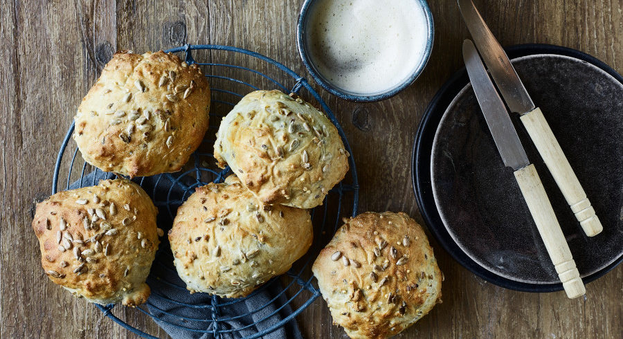 koldhævede brunchboller