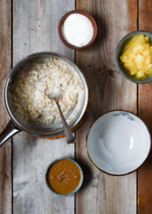 grød med æblekompot
