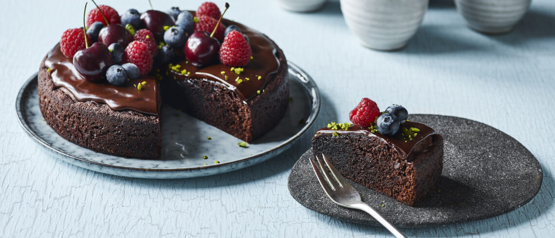 chokoladetærte