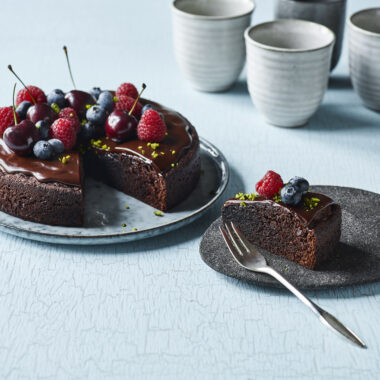 chokoladetærte