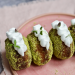 berliner med pistacie