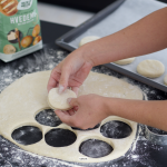 berliner med pistacie