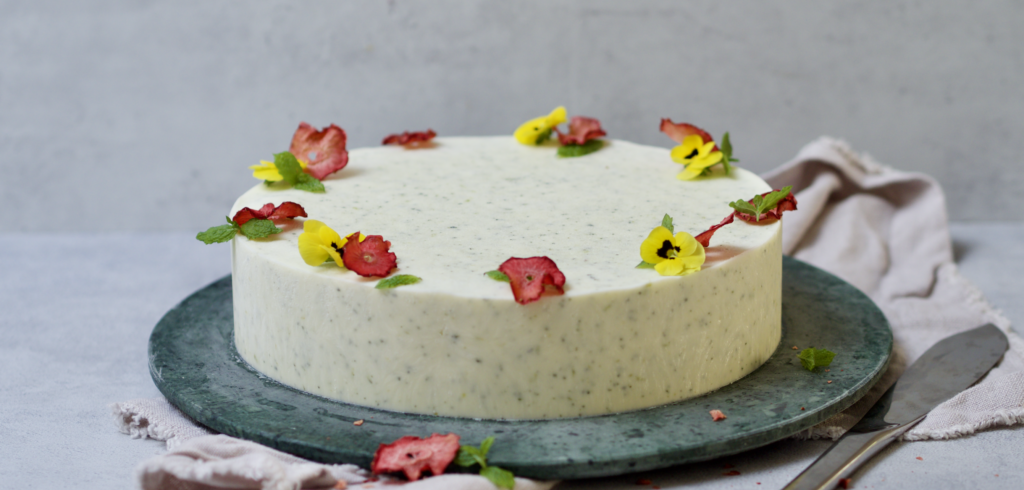 islagkage med nøddebund