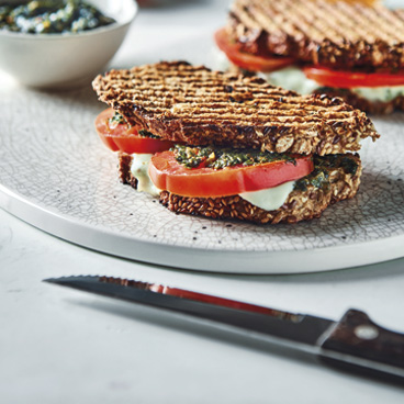 panini med pesto