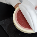 moussekage med rabarber