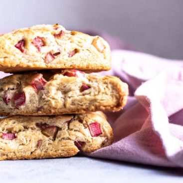 rabarberscones