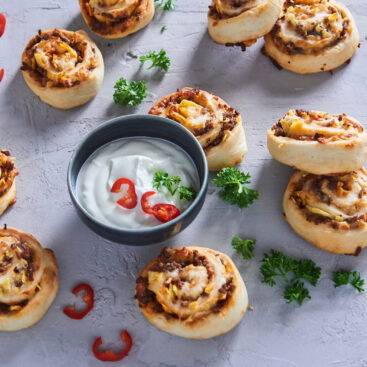 pizzasnegle med tex-mex