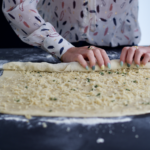 Fletbrød med marcipan