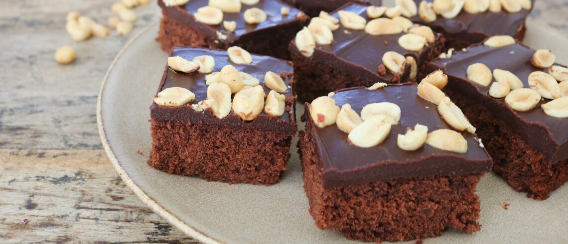 chokoladekage med ganache