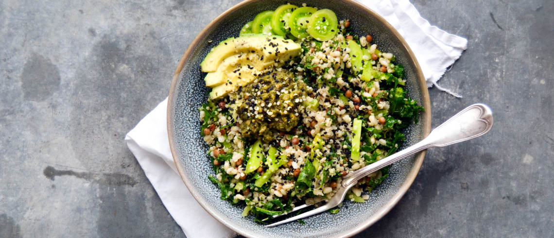 proteinrig grønkålssalat