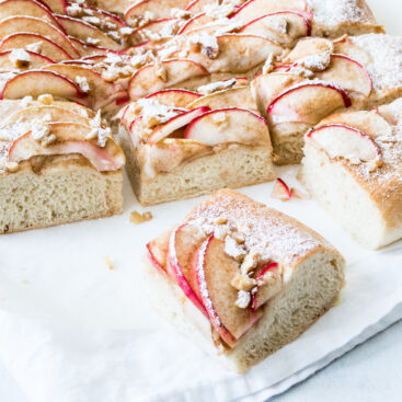 focaccia med æble