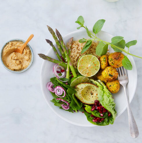 spicy falafel bowl