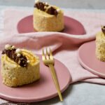 roulade med abrikoskompot