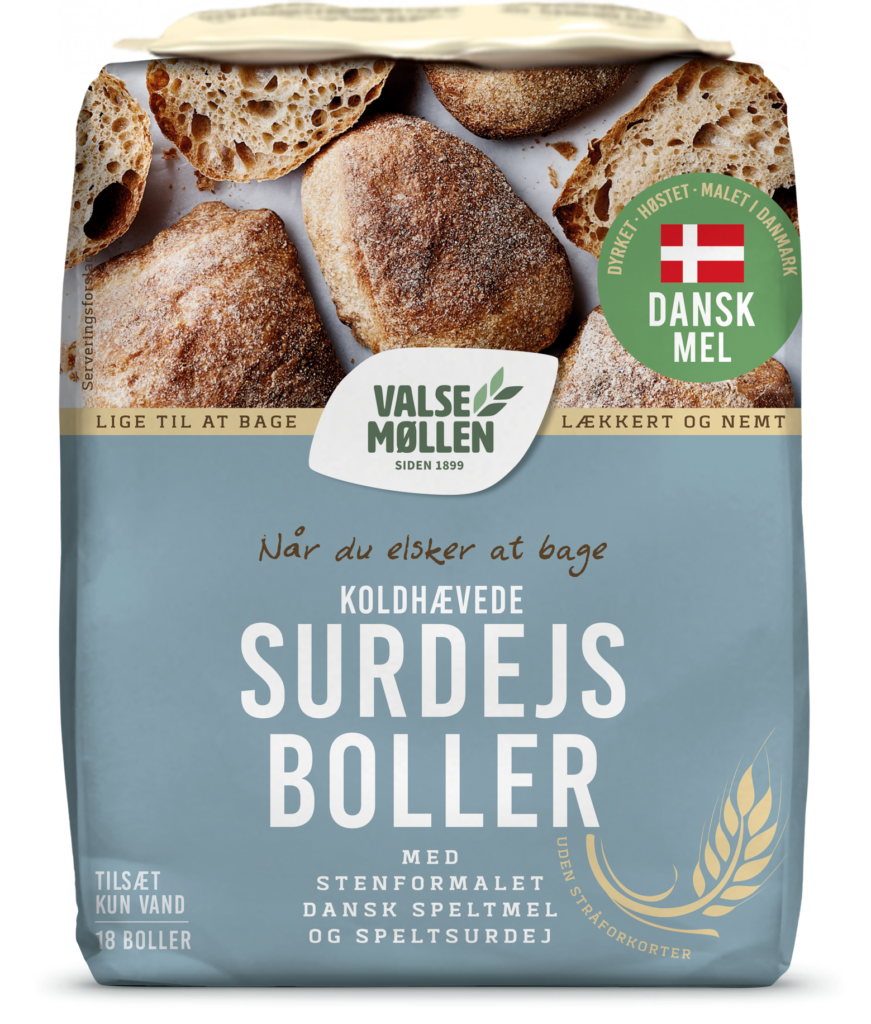 Koldhævede Surdejsboller