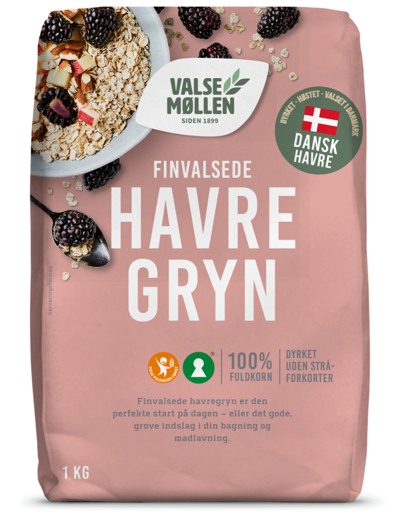 Havregryn, finvalsede