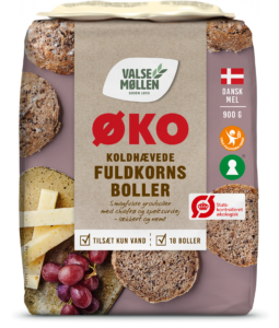 økologiske koldhævede fuldkornsboller