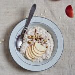kold grød med æble