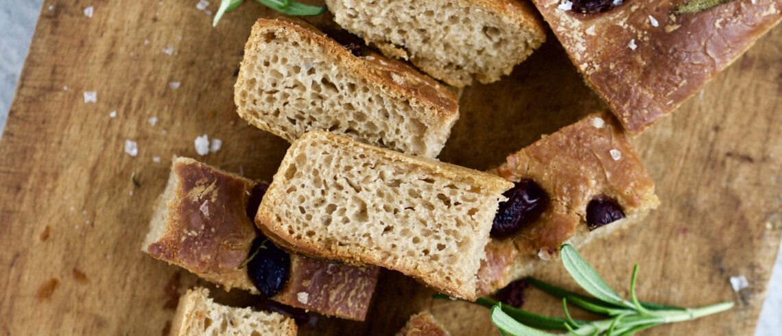 focaccia med rosmarin