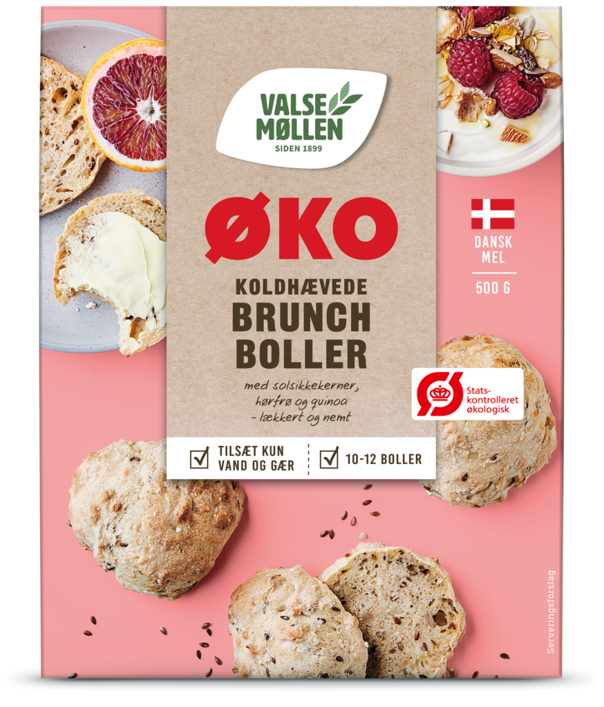 Økologiske Koldhævede Brunchboller