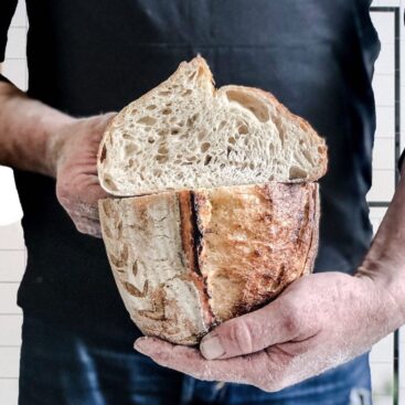 surdejsbrød med hvede