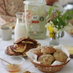 økologiske grødboller med gulerod