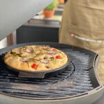 focaccia bagt på grill