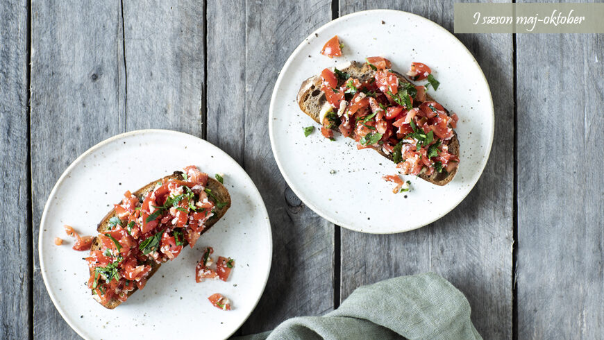 Fuldkornsbruschetta