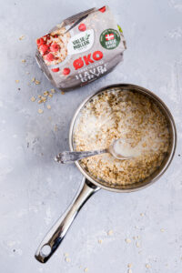 havregrød med ingefærkaramel