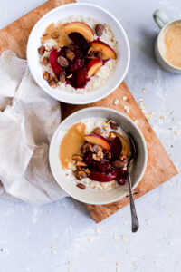 havregrød med ingefærkaramel