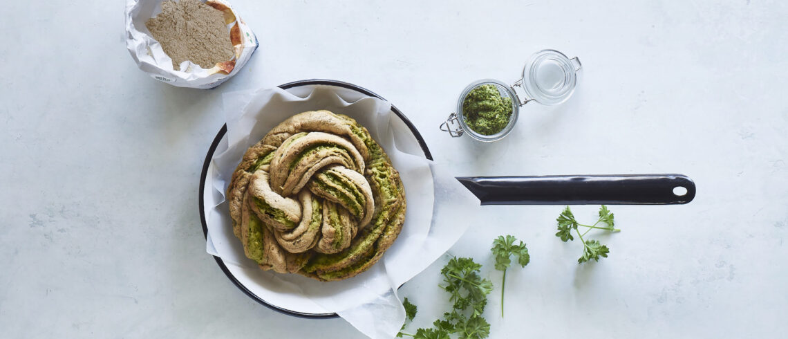 flettet persillebrød