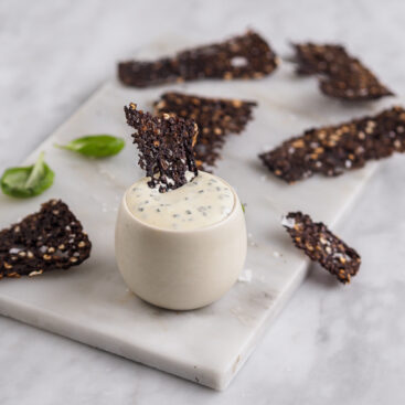 rugbrødschips