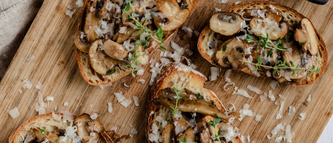 Bruschetta med svampe