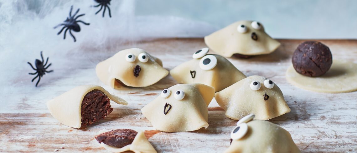 Halloween romkugler - Bageblanding