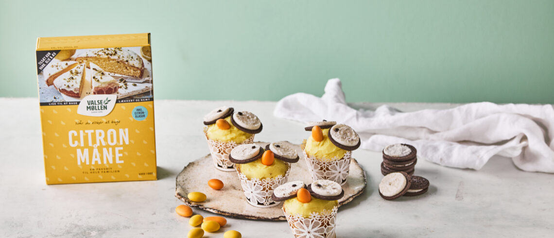 nemme muffins ala Påskekyllinger - Bageblanding
