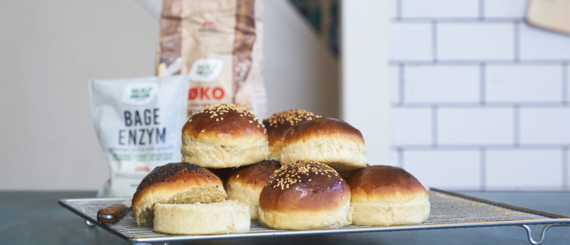 Potatobuns med bageenzym