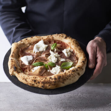 Nem napolitansk pizza med biga - Melblanding