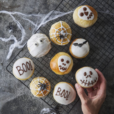 Halloweenboller - Bageblanding