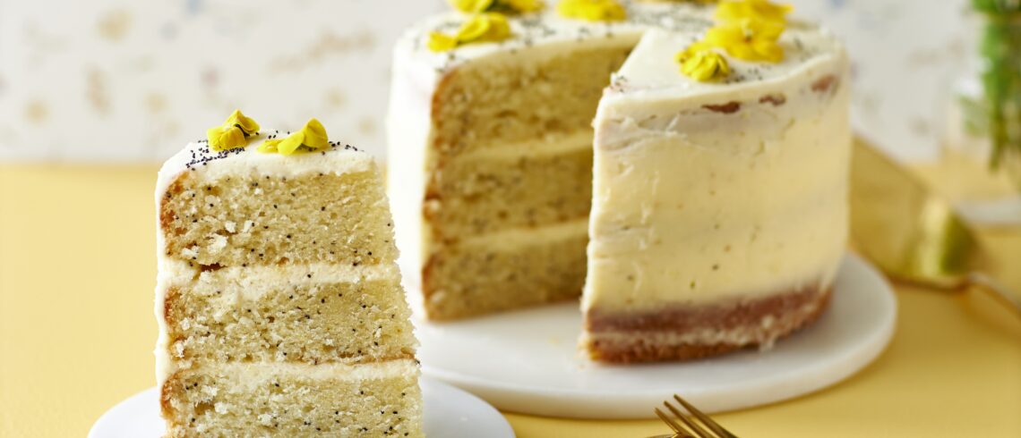 Citronlagkage med birkes - Bageblanding