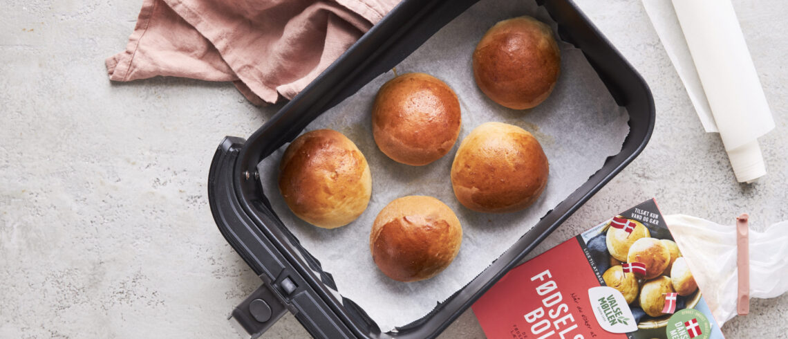 fødselsdagsboller i airfryer