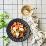 Havreris med tomat og ricotta