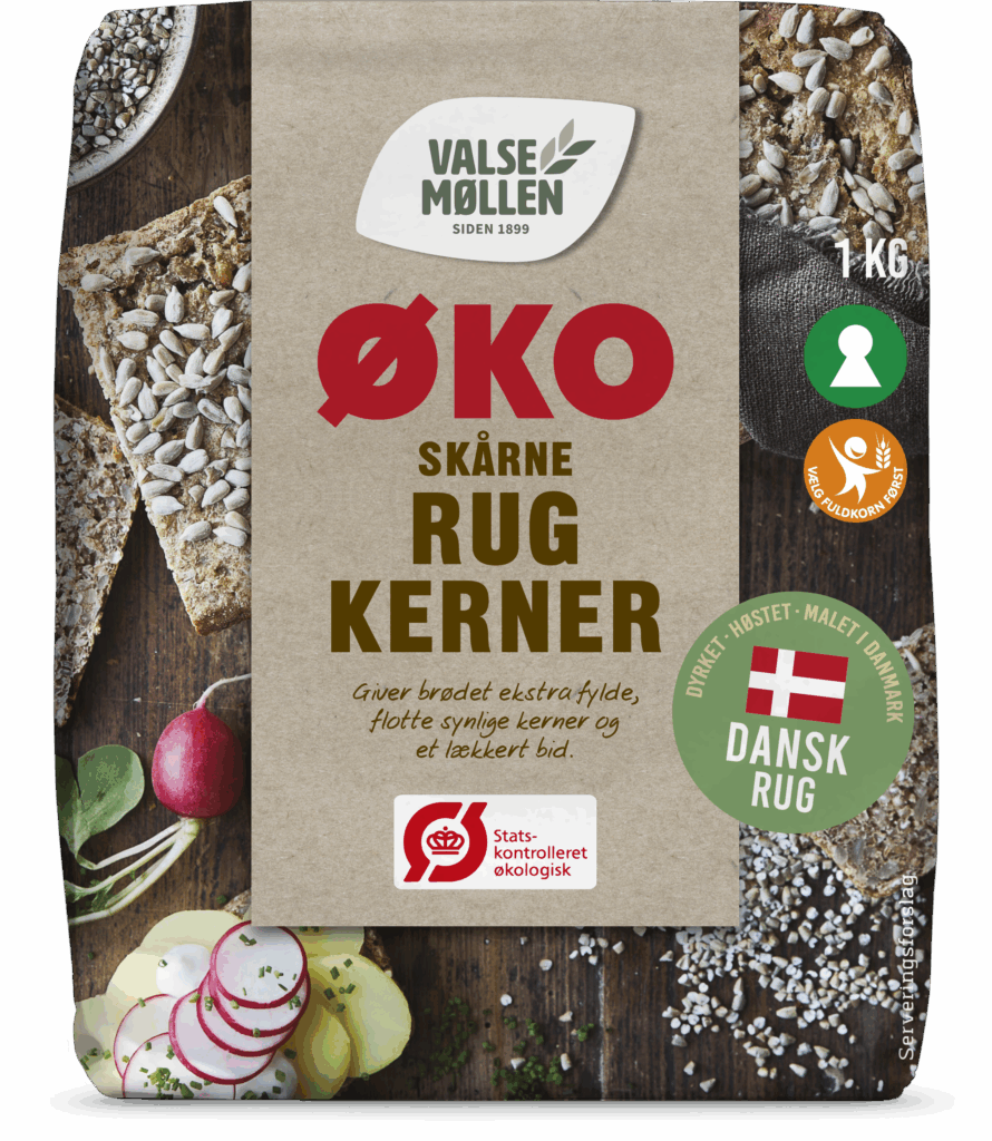 Økologiske Skårne Rugkerner