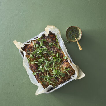 Umami-focaccia-med-miso-og-sesam